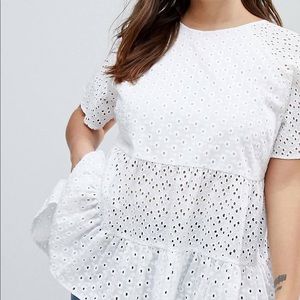 ASOS Curve Smocked Top